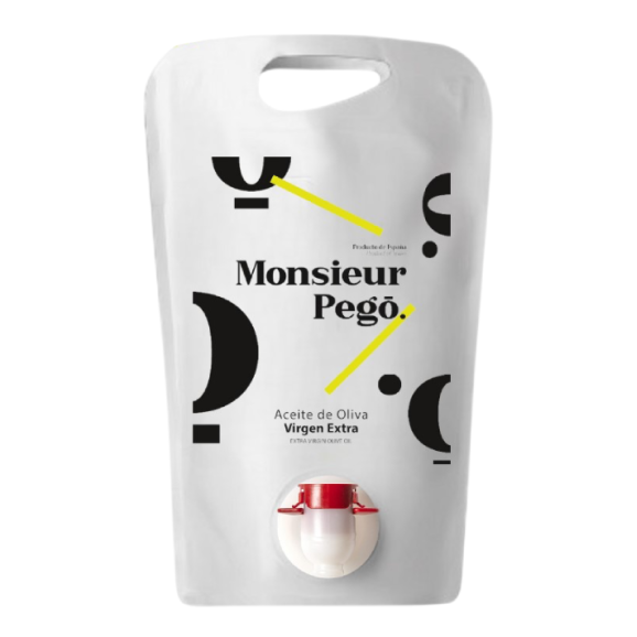 Monsieur Pegó Hojiblanca Refill container 3L - Oliva Oliva