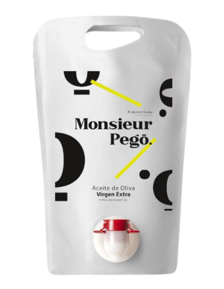 Monsieur Pegó Hojiblanca Refill container 3L - Oliva Oliva