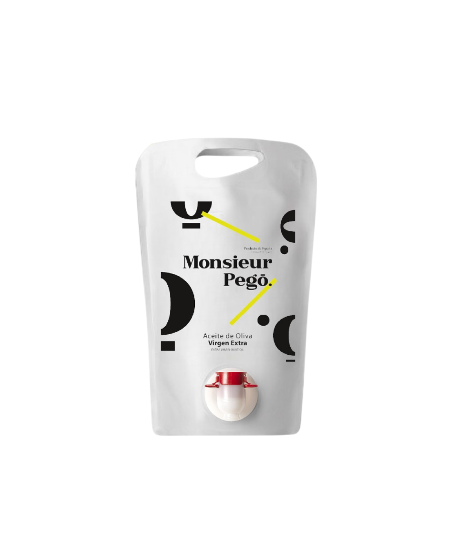 Monsieur Pegó Bouteille 250 ml. + Récipient refill 1,5L - Oliva Oliva