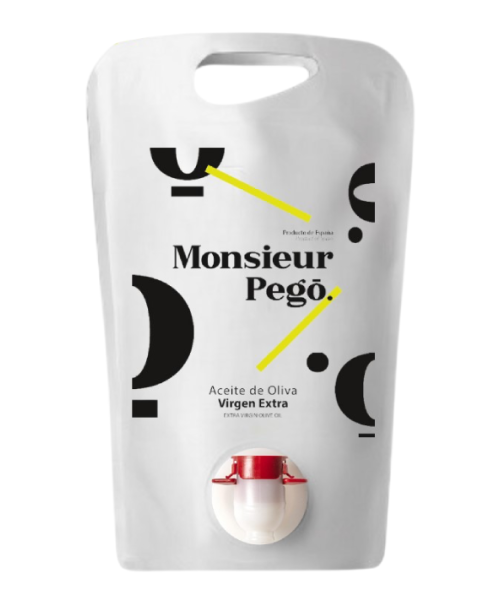 Monsieur Pegó Hojiblanca Flasche 250 ml. + Nachfüllbehälter 3L - Oliva Oliva