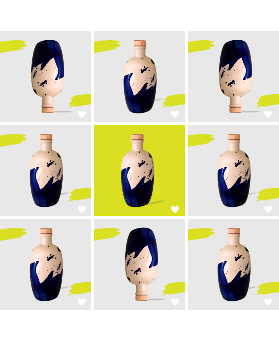 Monsieur Pegó Hojiblanca Botella de cerámica 250 ml. - Oliva Oliva