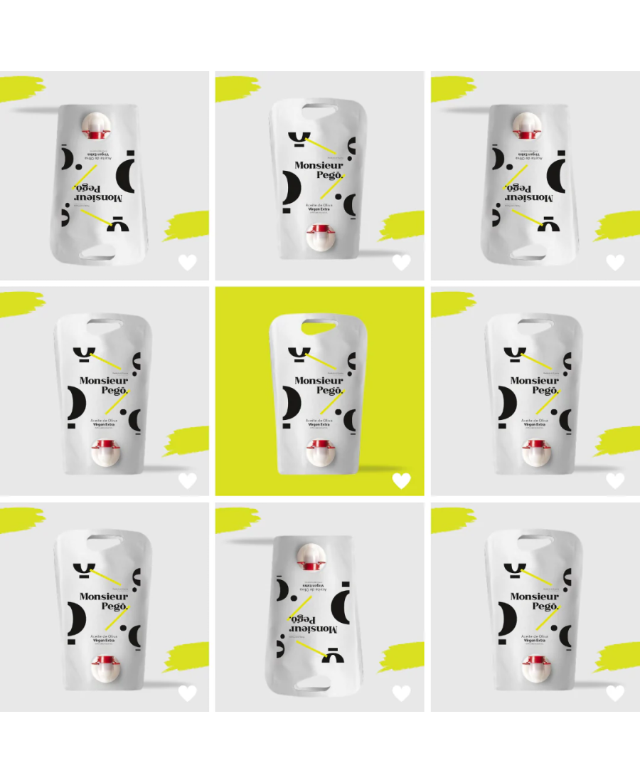 Monsieur Pegó Hojiblanca Nachfüllbehälter 1,5L - Oliva Oliva