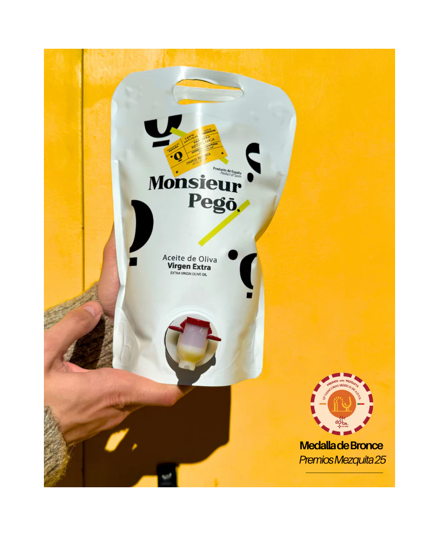 Monsieur Pegó Hojiblanca Refill container 1,5L - Oliva Oliva