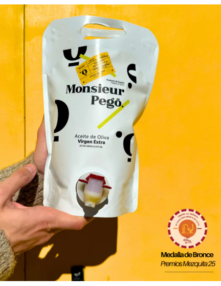 Monsieur Pegó Hojiblanca Récipient refill 3L - Oliva Oliva