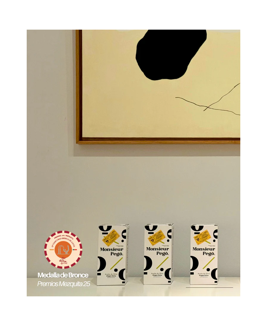 Monsieur Pegó Hojiblanca Keramische Flasche 250 ml. - Oliva Oliva