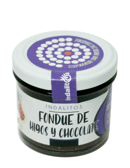 Indalitos Fig and Cocoa Fondue Glass jar 120 gr. - Oliva Oliva