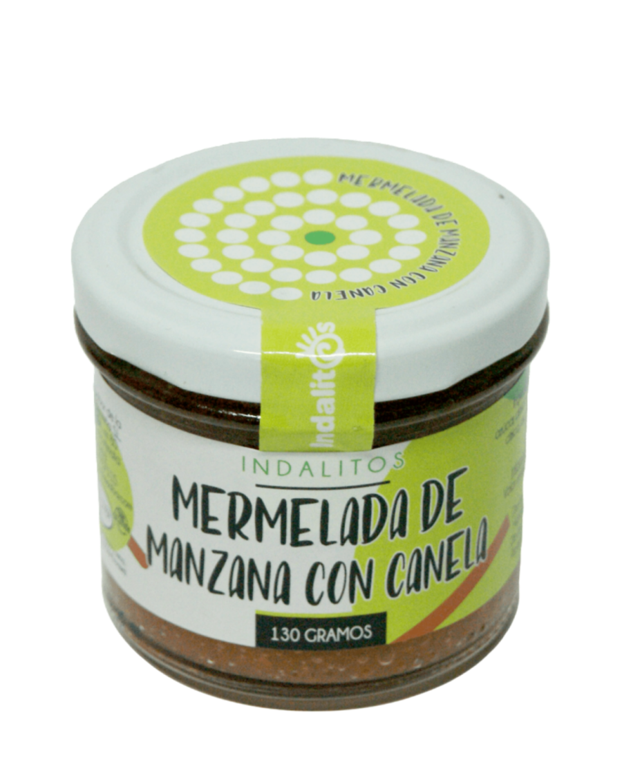 Indalitos Confiture de Pommes à la Cannelle Pot 120 gr. - Oliva Oliva