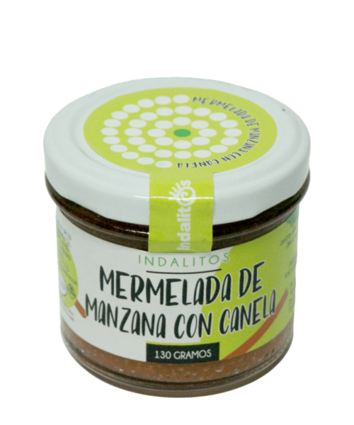 Indalitos Grüne Apfelkonfitüre mit Zimt Glas 120 gr. - Oliva Oliva