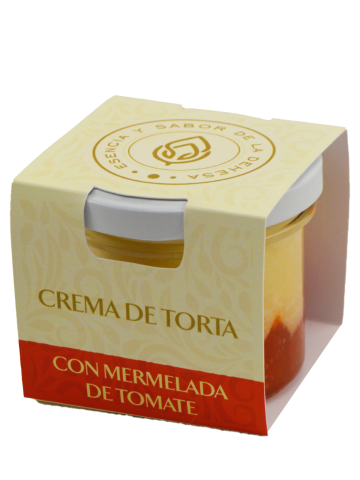 Indalitos Cheese Cream with Tomato Jam Glass jar 220 gr. - Oliva Oliva