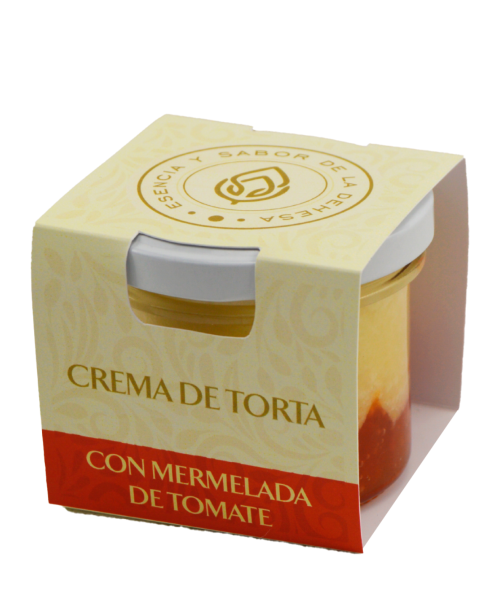 Indalitos Cheese Cream with Tomato Jam Glass jar 220 gr. - Oliva Oliva