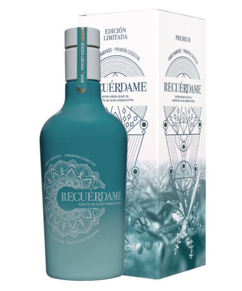 Recuérdame Arbequina Glasflasche 500 ml. - Oliva Oliva
