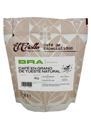 El Criollo Café de Brasil en Grano Paquete 250 gr. - Oliva Oliva