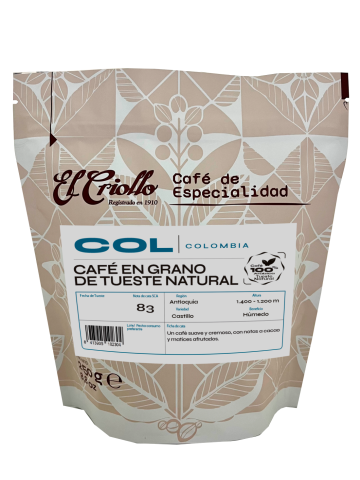 El Criollo Colombian Coffee Beans Packet 250 gr. - Oliva Oliva