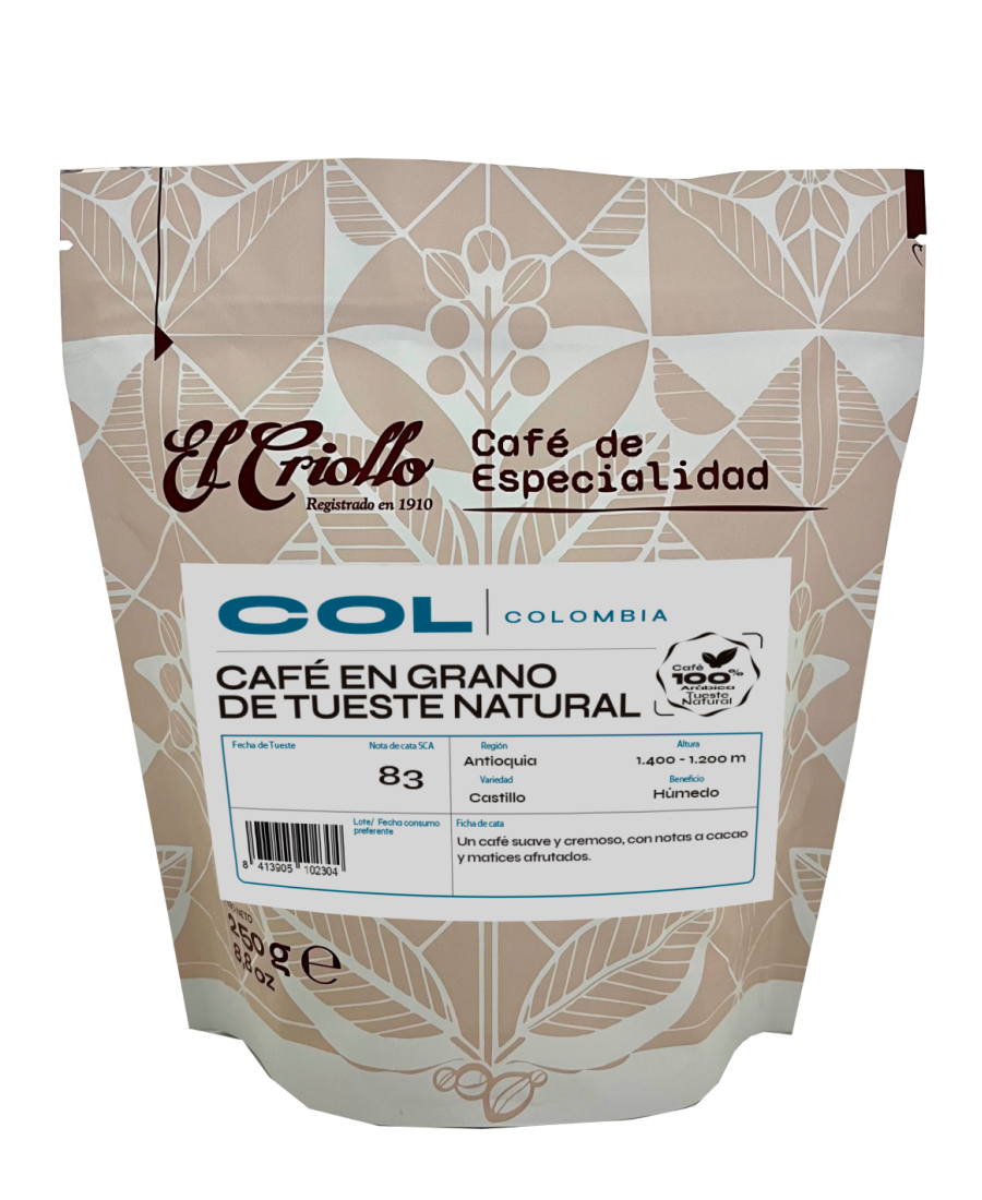 El Criollo Kolumbianische Kaffeebohnen Paket 250 gr. - Oliva Oliva