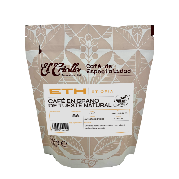 El Criollo Äthiopischer Bohnenkaffee Paket 250 gr. - Oliva Oliva