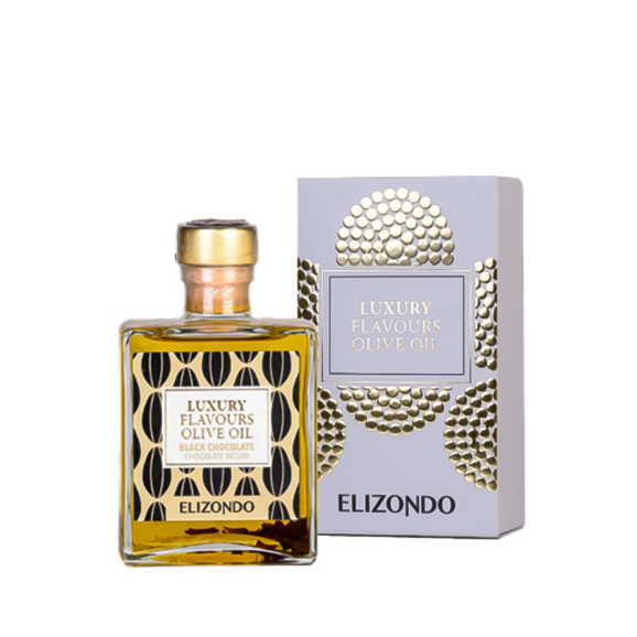 Elizondo Luxury Zartbitterschokolade Etui 200 ml. - Oliva Oliva