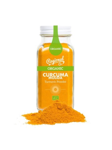 Regional Co. Cúrcuma ecológica en polvo Tarro 90 gr. - Oliva Oliva