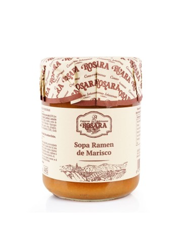 Conservas Artesanas Rosara Meeresfrüchte-Ramen-Suppe - Glas 445 ml.