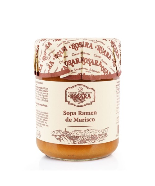 Conservas Artesanas Rosara Meeresfrüchte-Ramen-Suppe - Glas 445 ml.