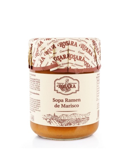 Conservas Artesanas Rosara Seafood Ramen Soup - Jar 445 ml.