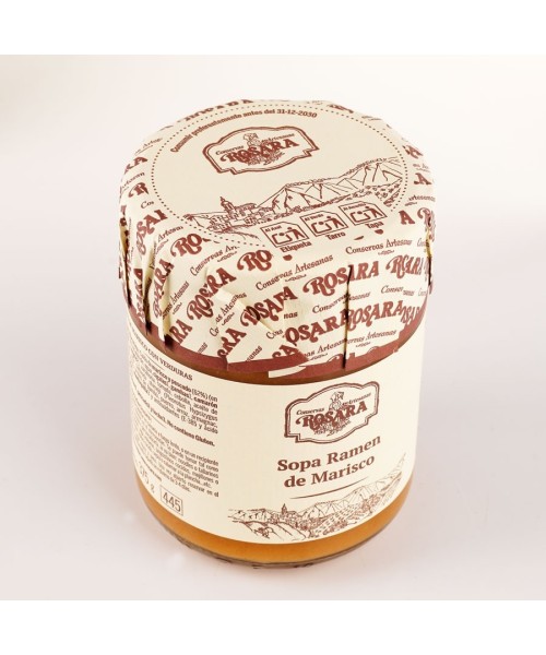 Conservas Artesanas Rosara Sopa Ramen de Marisco - Tarro 445 ml.