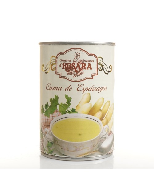 Conservas Artesanas Rosara Crema de Espárragos Lata A-F 425 ML