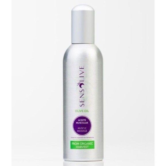 Sensolive Aceite de Masaje Terapéutico Muscular BIO - Oliva Oliva
