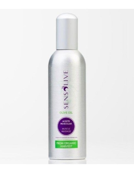 Sensolive Aceite de Masaje Terapéutico Muscular BIO - Oliva Oliva
