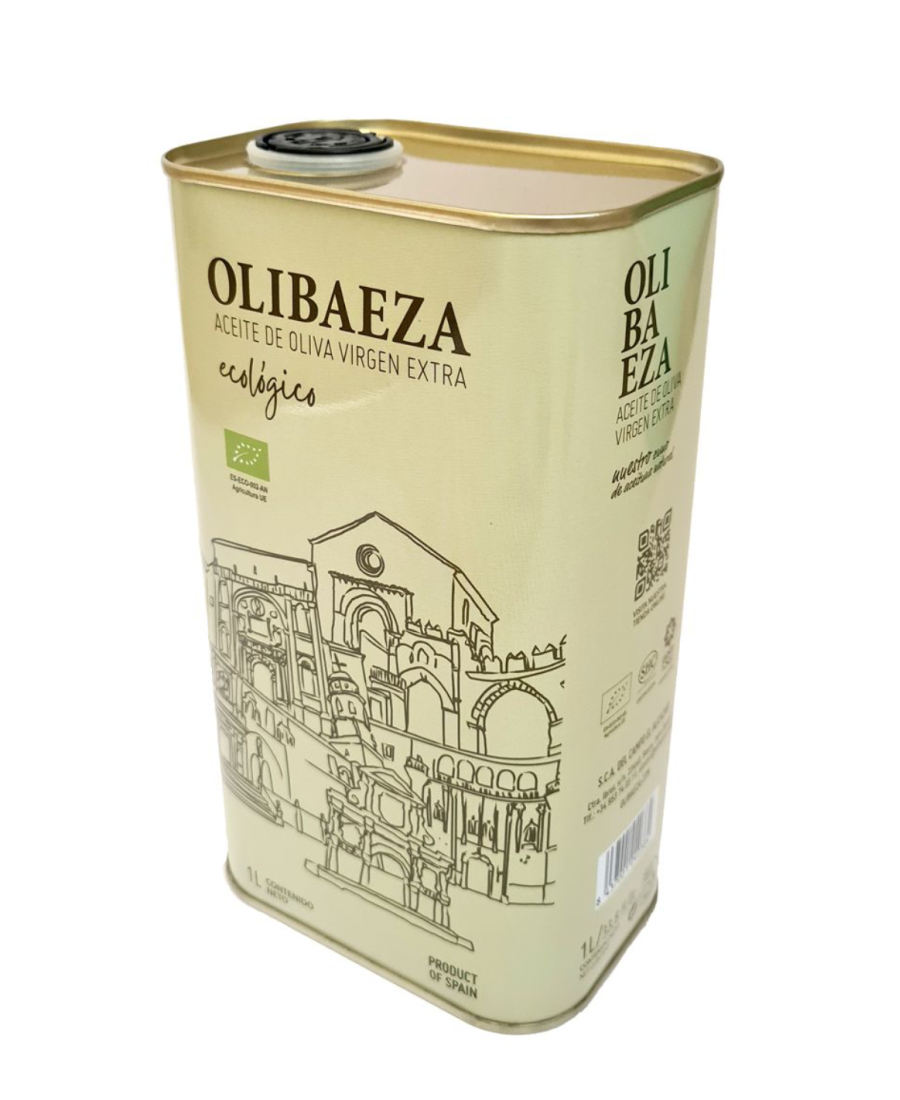 Olibaeza Patrimonio Organic Tin 1L  - Oliva Oliva