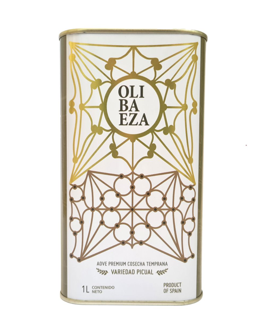 Olibaeza Premium Picual Tin 1L  - Oliva Oliva