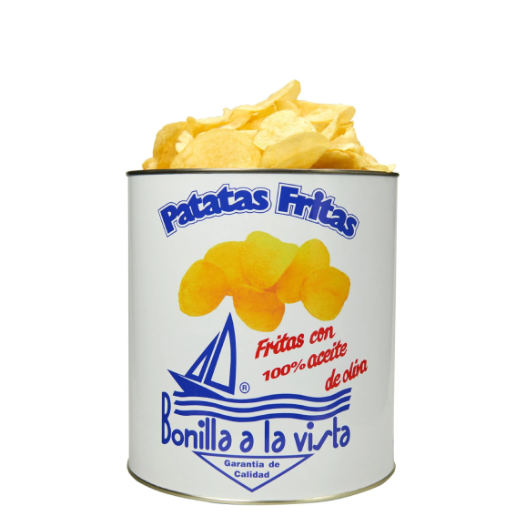 Bonilla a la Vista Chips with Olive Oil Tin 275 gr.