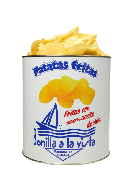 Bonilla a la Vista Chips with Olive Oil Tin 275 gr.