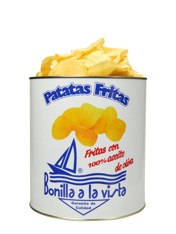 Bonilla a la Vista Chips mit Olivenöl Blechdose 275 gr. - Oliva Oliva
