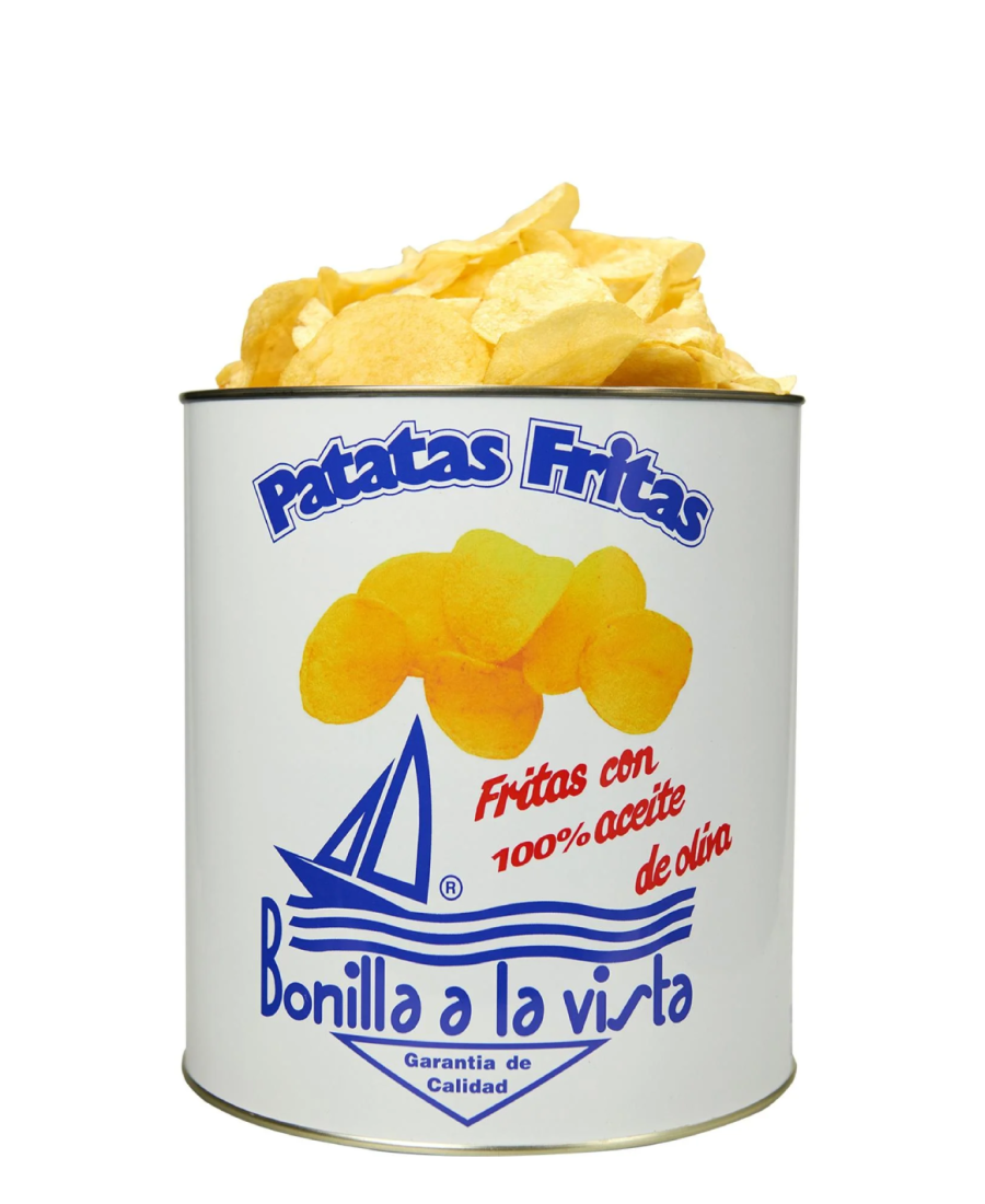 Bonilla a la Vista Chips mit Olivenöl Blechdose 275 gr. - Oliva Oliva