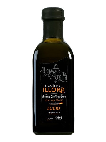 Castillo de Íllora Lucio - Frasca de vidrio 500 ml.