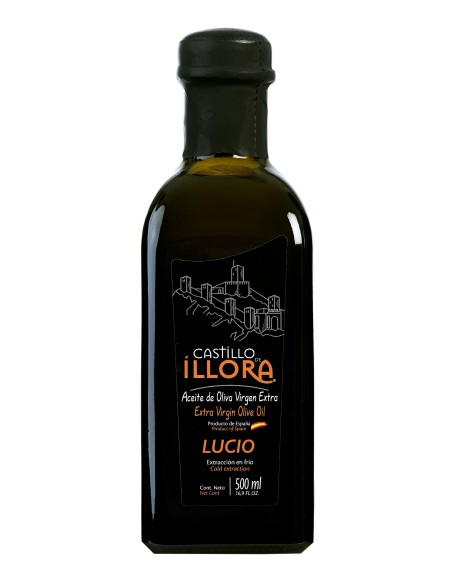 Castillo de Íllora Lucio - Frasca de vidrio 500 ml.