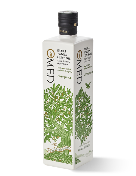OMED Arbequina Limited Edition Glass bottle 500 ml. - Oliva Oliva
