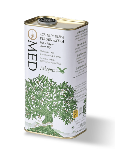 OMED Arbequina Blechdose 1 l. - Oliva Oliva