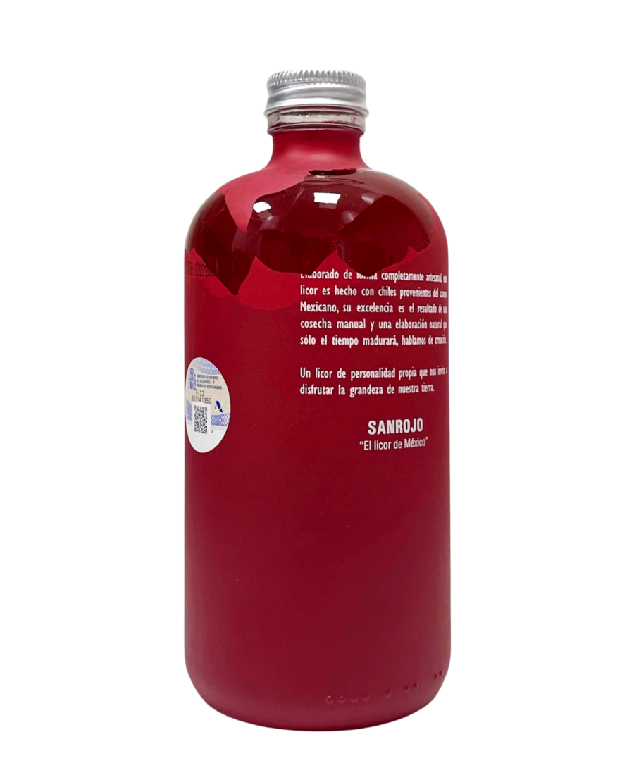 Sanrojo Chili-Likör Glasflasche 700 ml. - Oliva Oliva