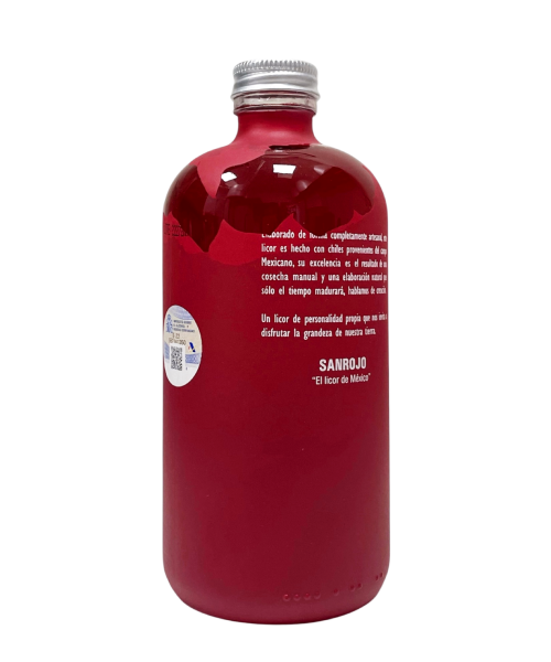Sanrojo Liqueur de chili Bouteille en verre 700 ml. - Oliva Oliva