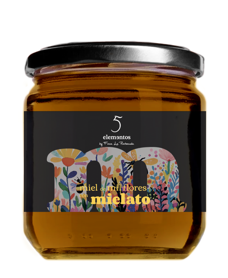 5 Elementos Thousand Flowers Honey with Honeydew 500 gr. - Oliva Oliva