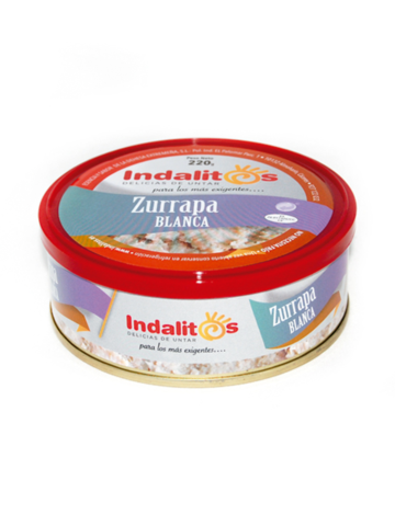 Indalitos Weiß Zurrapa Packung mit 5 Dosen 250 gr. - Oliva Oliva