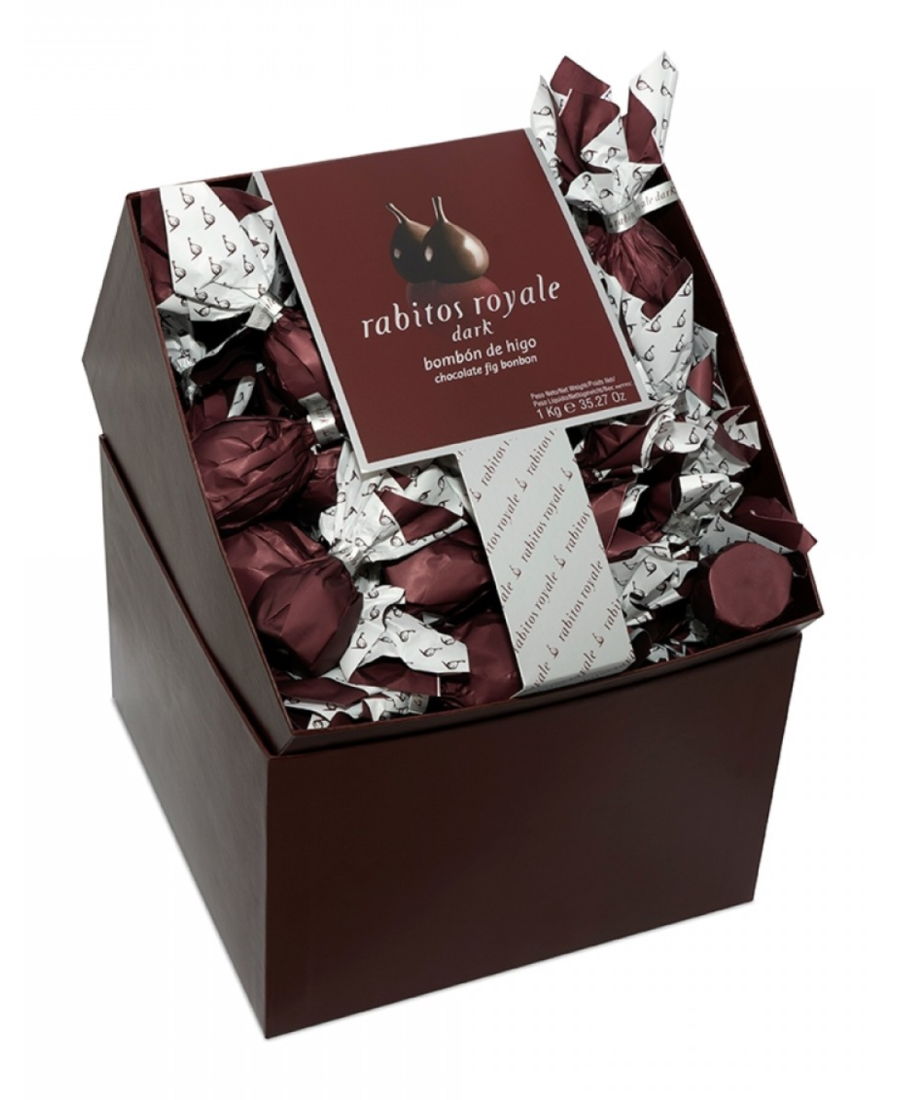 Rabitos Royale Dark Feigenpralinen Schachtel 1 kg. - Oliva Oliva