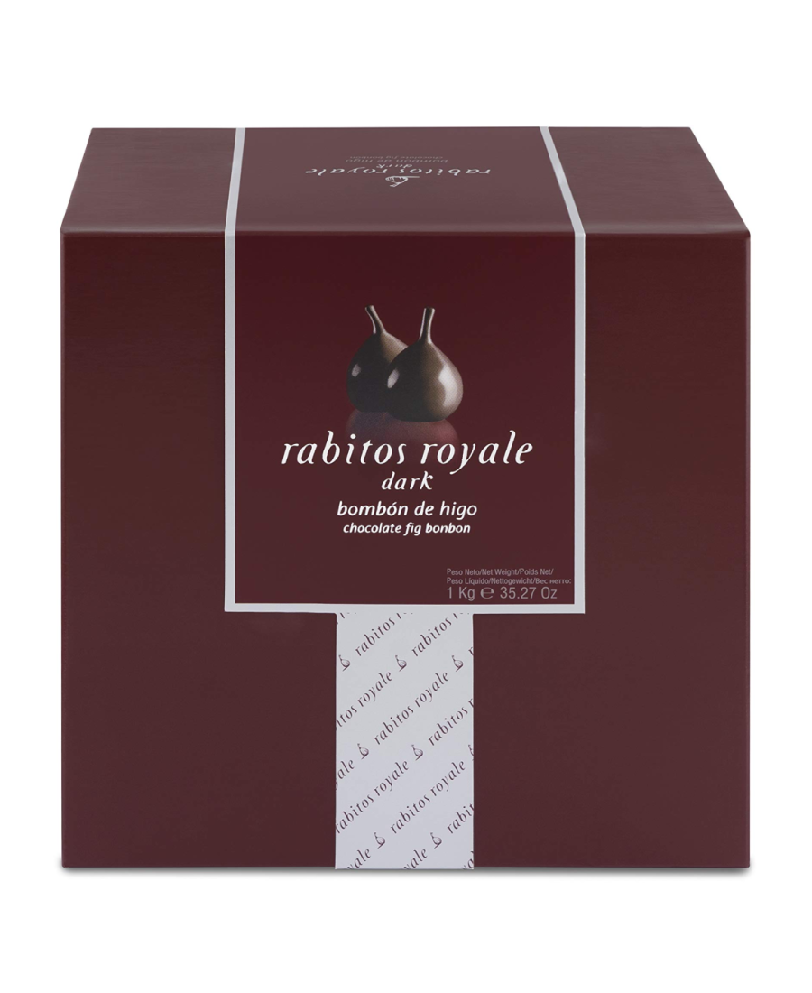 Rabitos Royale Dark Bombón de higo Caja 1 kg. - Oliva Oliva