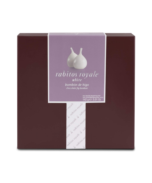 Rabitos Royale White Bombón de higo Estuche 142 gr. - Oliva Oliva
