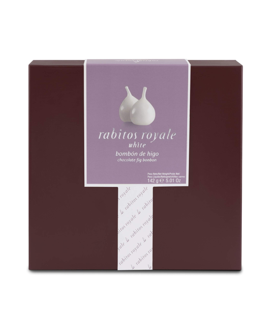 Rabitos Royale White Bombón de higo Estuche 142 gr. - Oliva Oliva