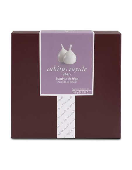 Rabitos Royale White Fig chocolates Case 142 gr. - Oliva Oliva