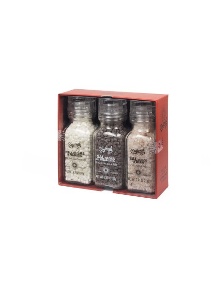 Regional Co. Set mit 3 Salzen der Welt - Oliva Oliva
