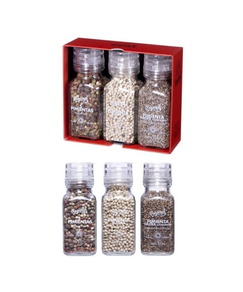 Regional Co. Set of 3 Premium Peppers - Oliva Oliva