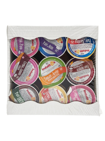 Indalitos Assortiment de pâtés et crèmes 18 monodoses - Oliva Oliva